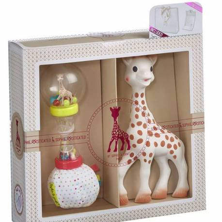 Set de regalo Sophie la Girafe + sonajero Maracas
