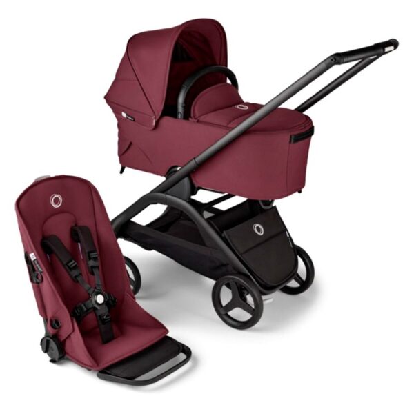 Bugaboo Dragonfly silla + capazo, monocolor