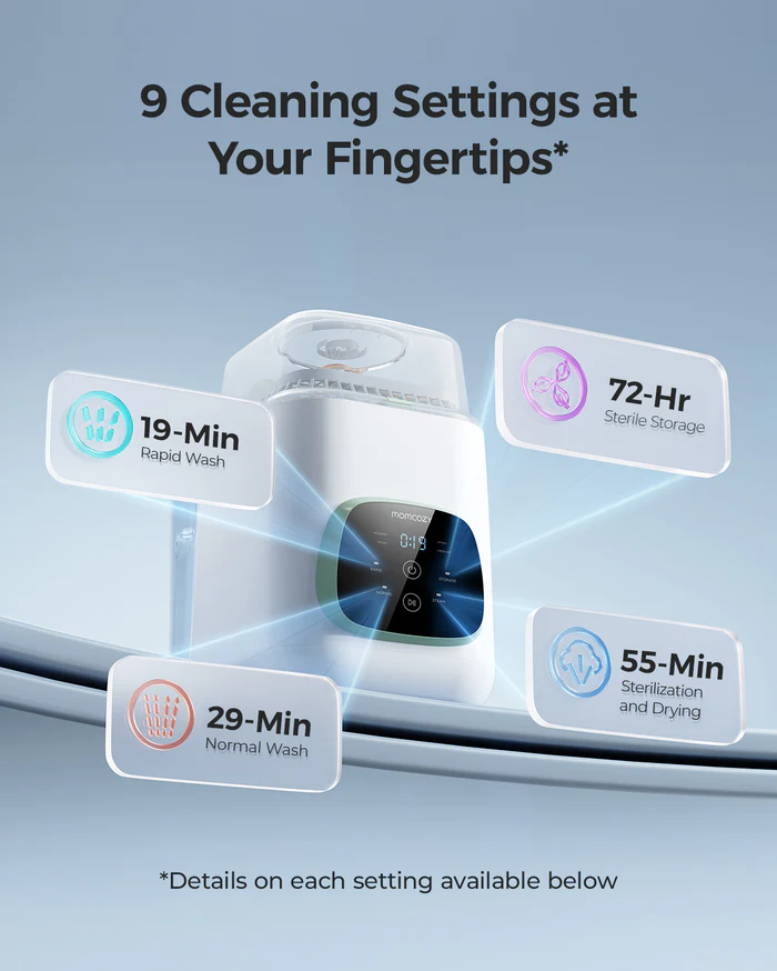 Lavavajillas de biberones Momcozy KleanPal PRO - Imagen 3