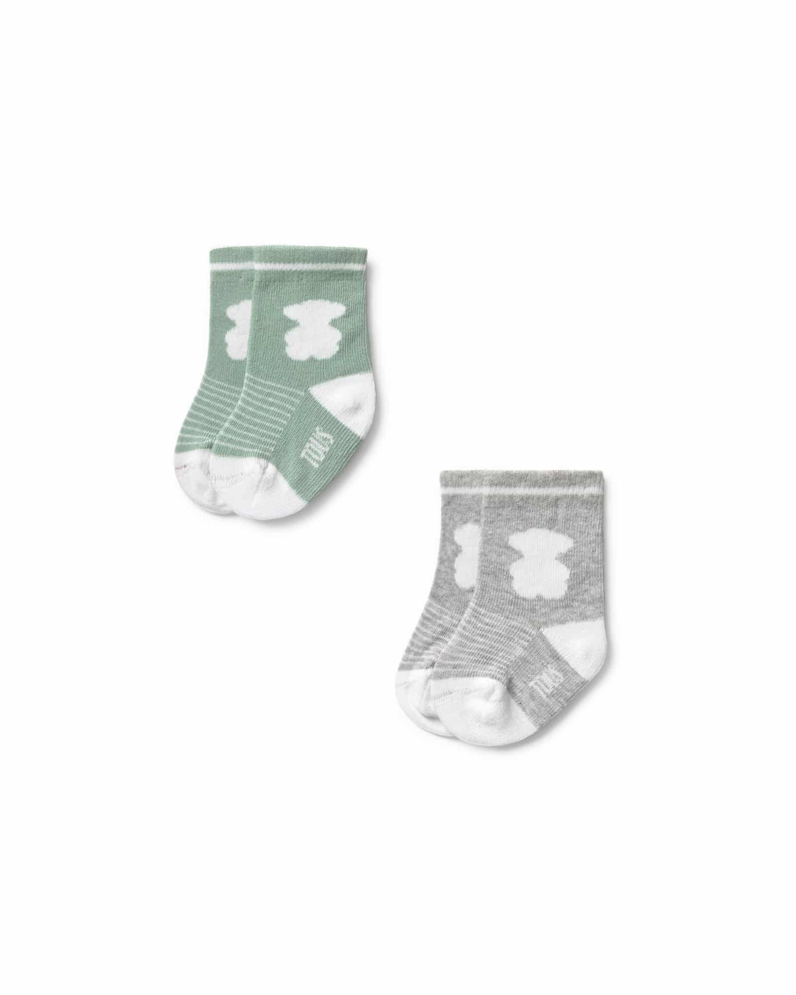 Calcetín corto de bebé con oso - Tous Baby - Imagen 2