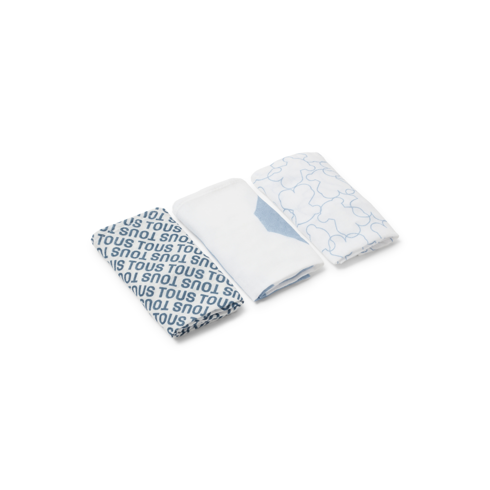 Pack de 3 muselinas (38x38 cm) estampadas -Tous Baby - Imagen 3