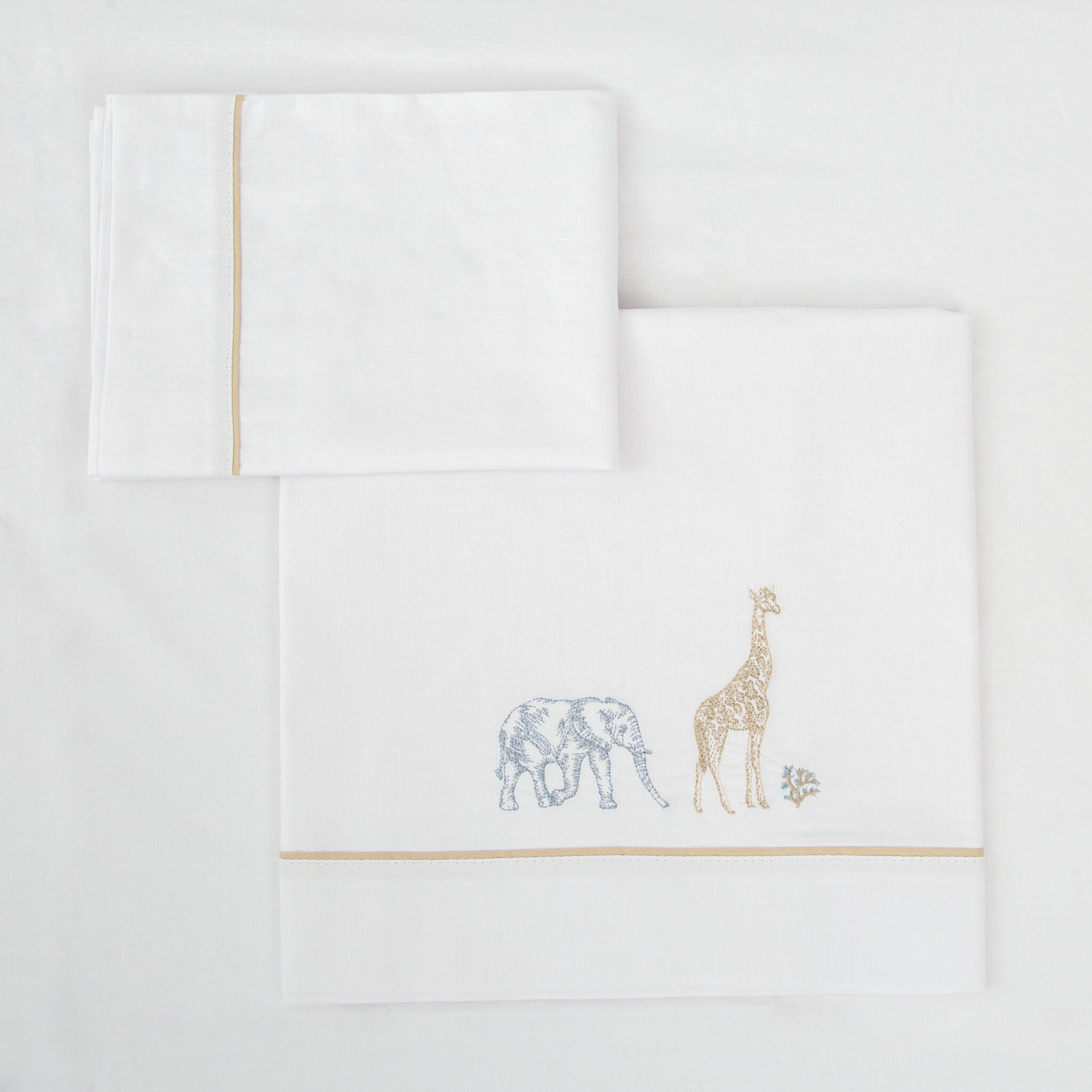 Juego sabanas algodon 100% 3 piezas Tanzania 97 Multic. Minicuna (50x80 - 90) - Bimbidreams