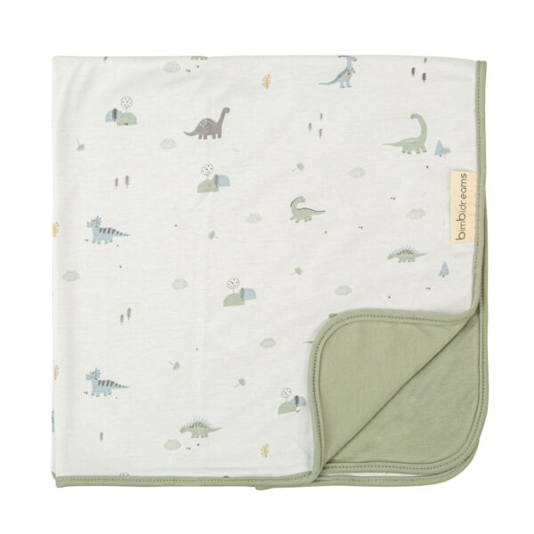 Manta Arrullo Trex 16 B|Verde 75x75 - Bimbidreams