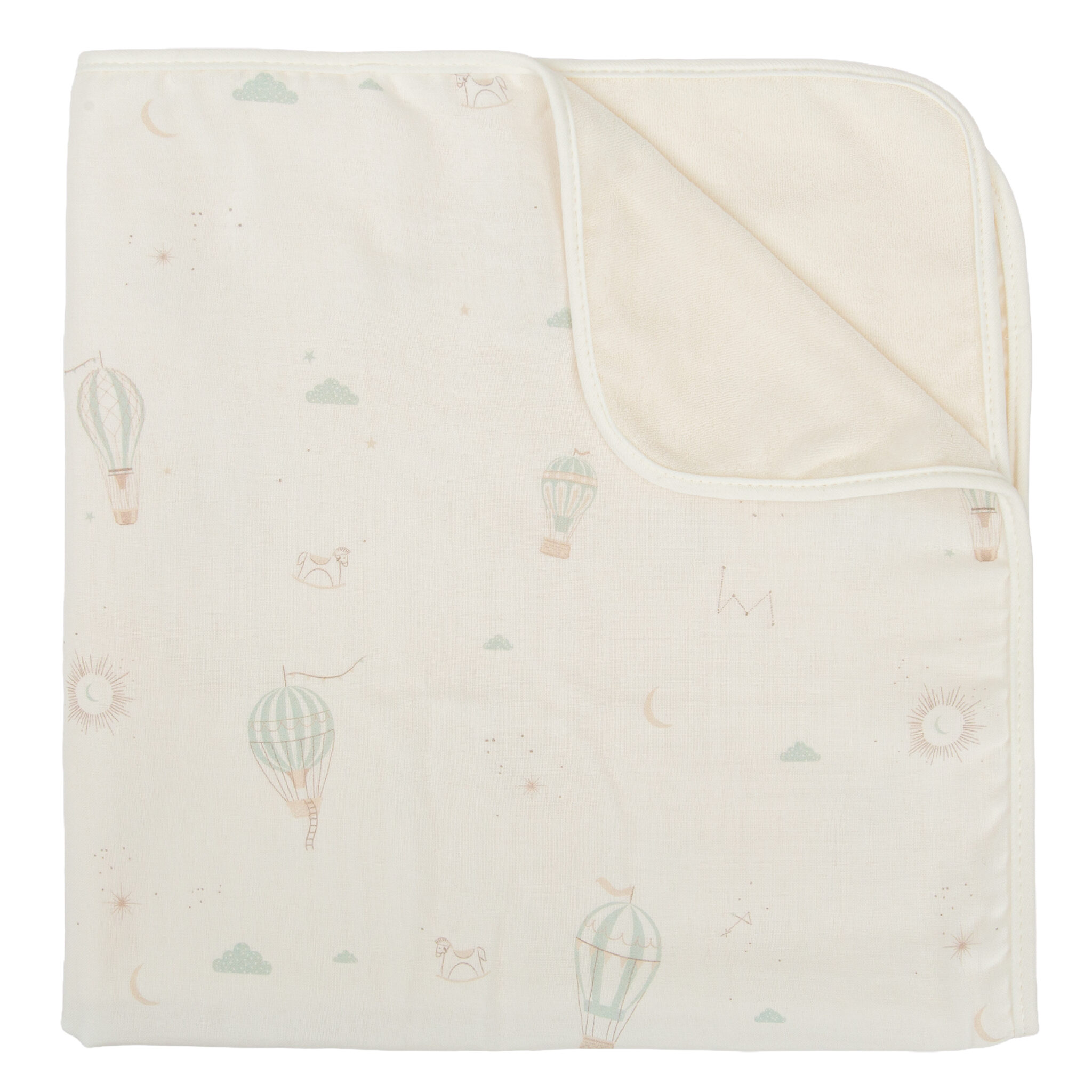 Manta Arrullo Blue Sky 16 B|Verde 75x75 - Bimbidreams