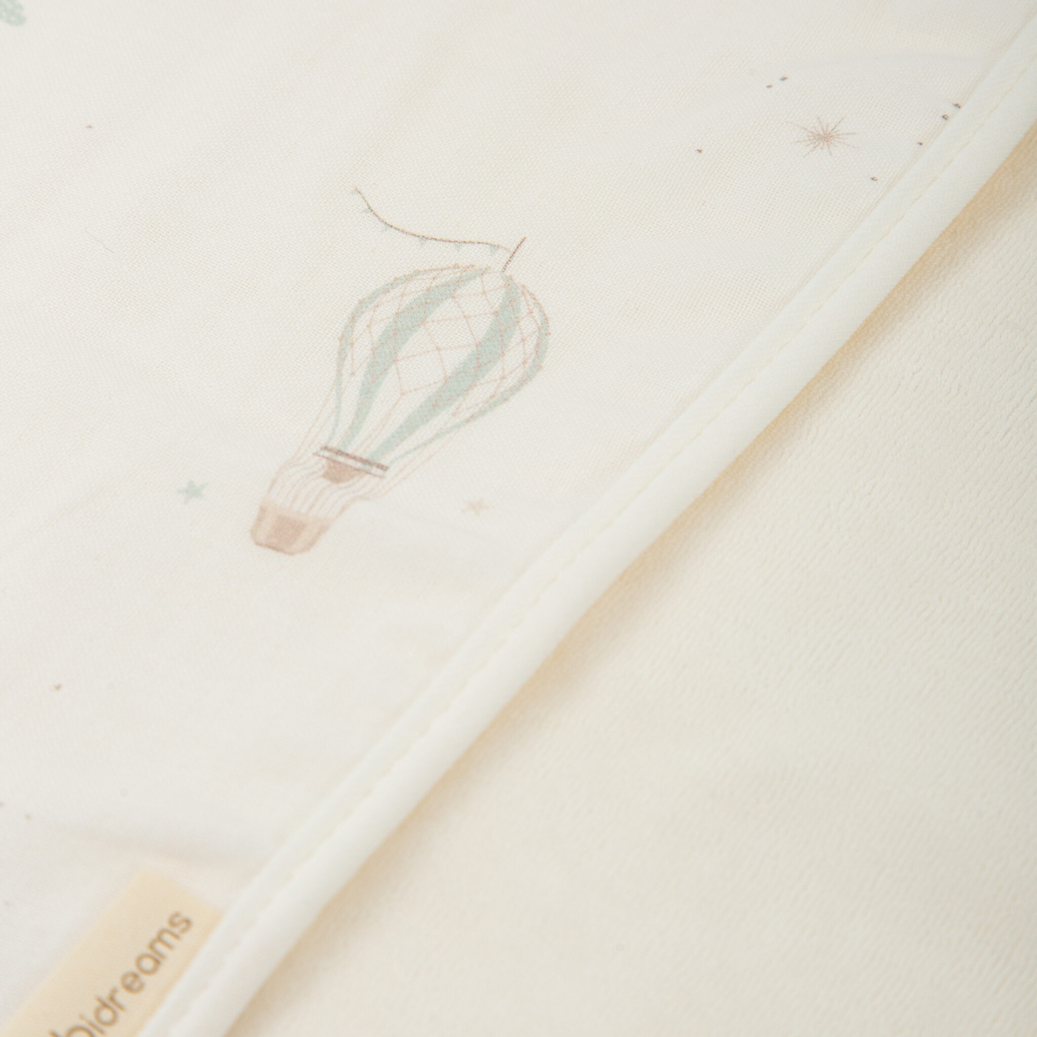 Manta Arrullo Blue Sky 16 B|Verde 75x75 - Bimbidreams - Imagen 2