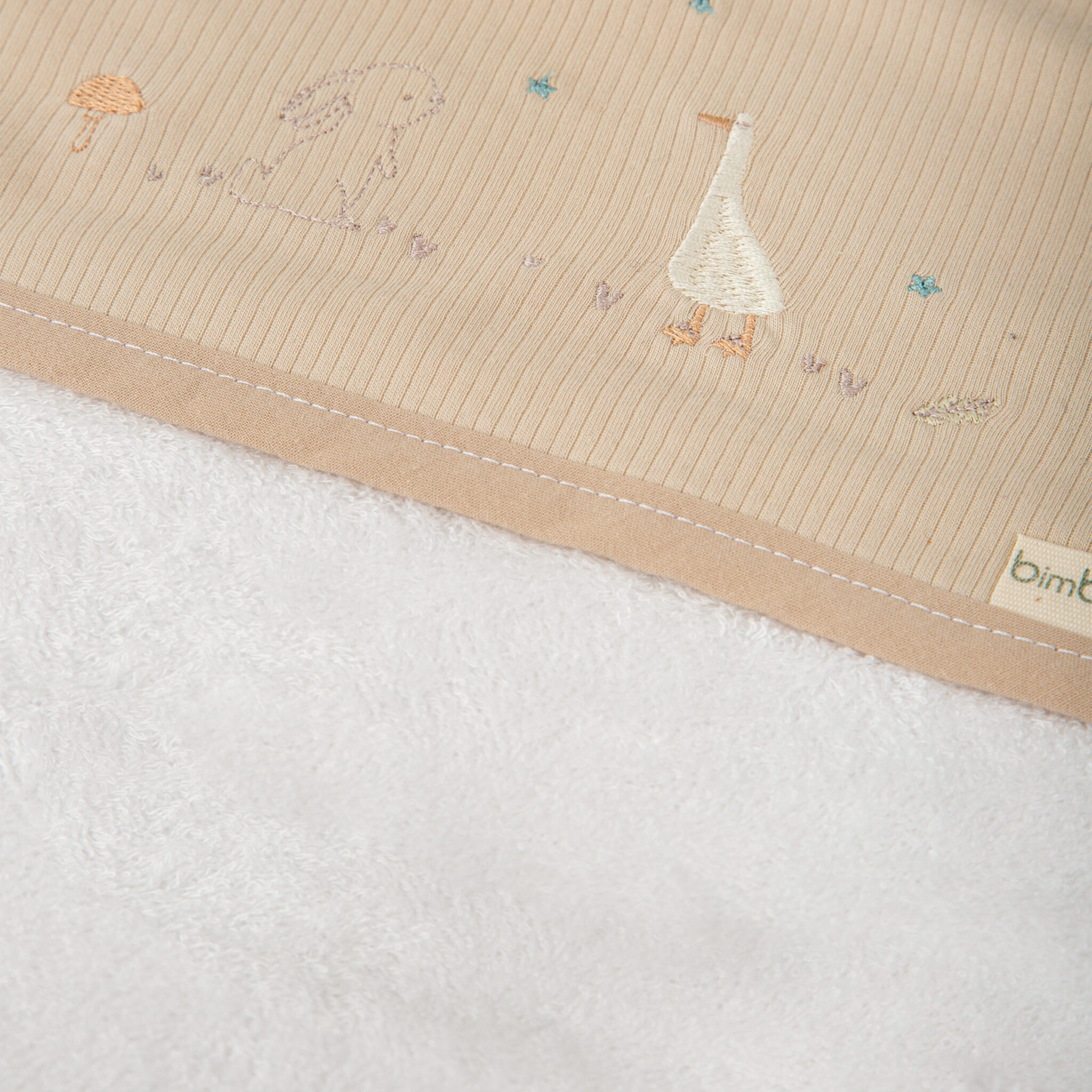 Capa de baño bebé Happy Forest 10 B|Lino 100X100 - Bimbidreams - Imagen 2