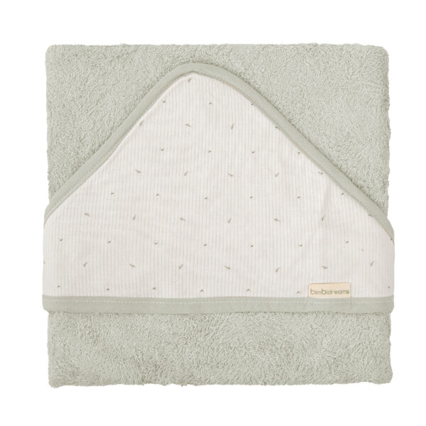Capa de baño bebé Cornelia VM Verde Musgo 100X100 - Bimbidreams