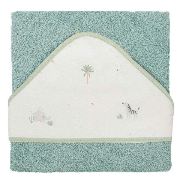 Capa de baño bebé Palm 06 Verde 100X100 - Bimbidreams