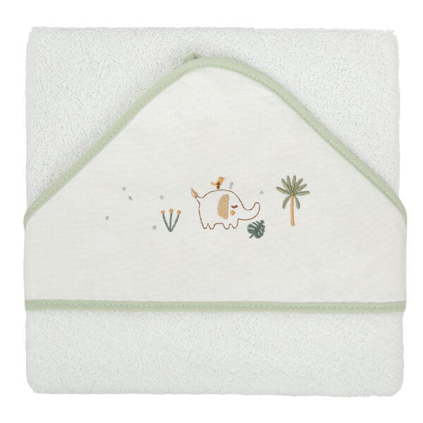 Capa de baño bebé Palm 16 B|Verde 100X100 - Bimbidreams