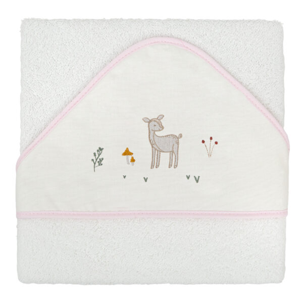 Capa de baño bebé Deer 14 B|Rosa 100X100 - Bimbidreams