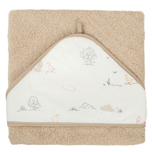 Capa de baño bebé Campo 00 Lino 100X100 - Bimbidreams