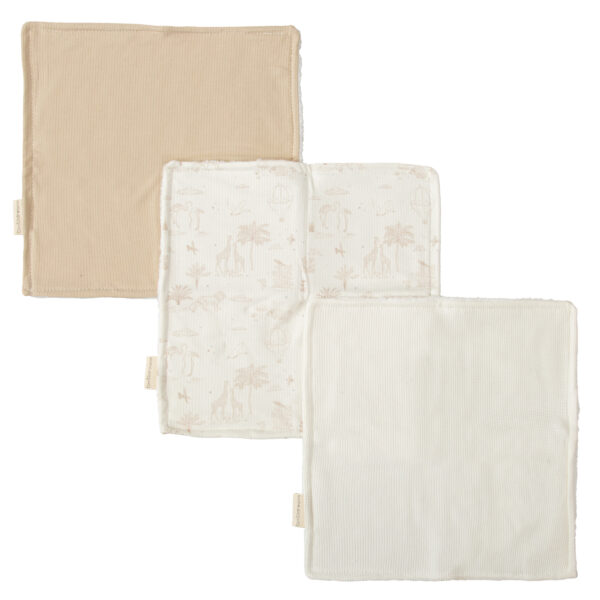 Toallita Bebé  -  set 3 Noe 10 B|Lino 30x30 - Bimbidreams