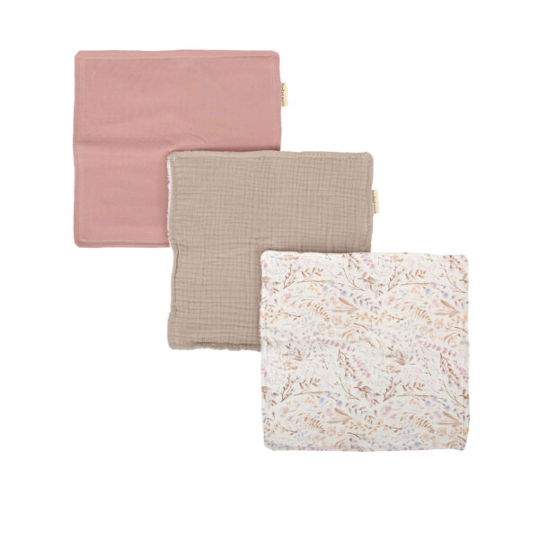 Toalla Bebé 3 unidades Niza 21 B|Lila 30x30 - Bimbidreams