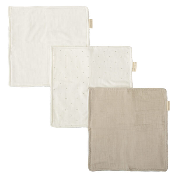 Toallita Bebé - set 3 Cornelia 16 B|Verde 30x30 - Bimbidreams