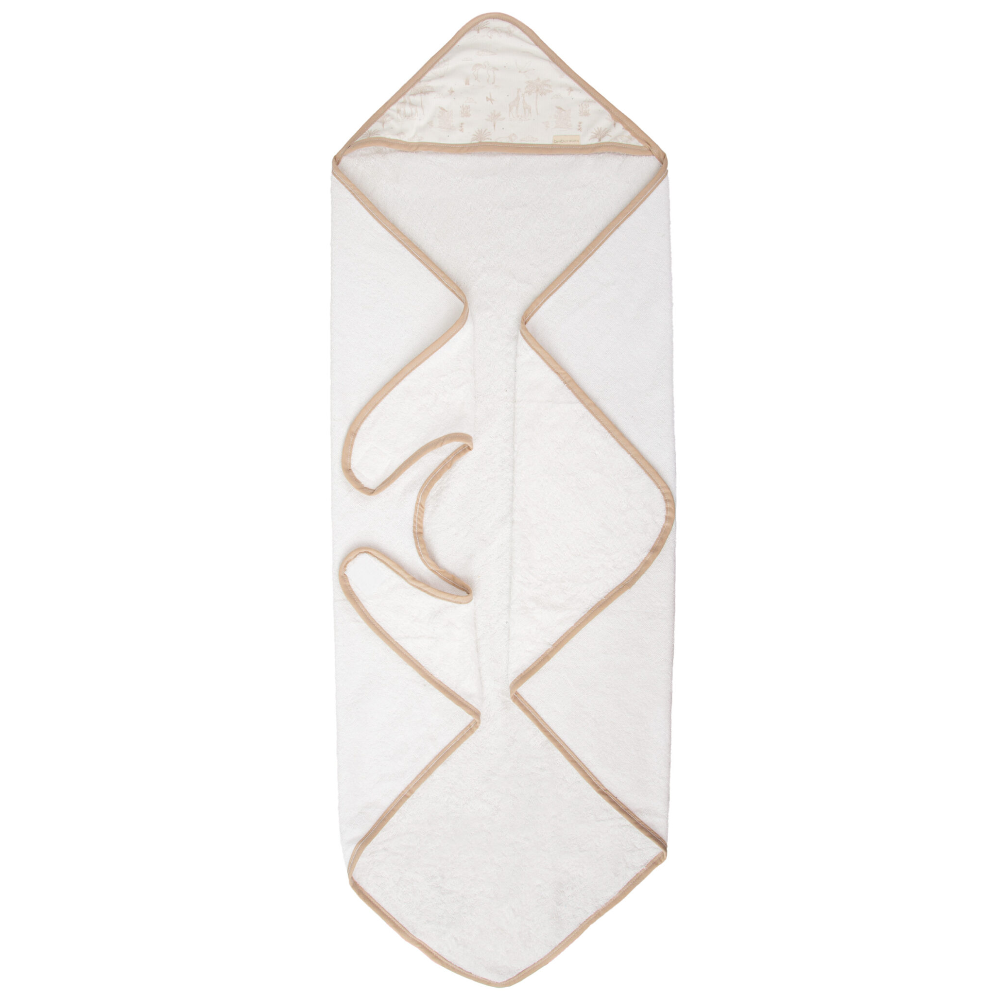 Capa de baño bebé manos libre Noe 10 B|Lino 100X100 - Bimbidreams