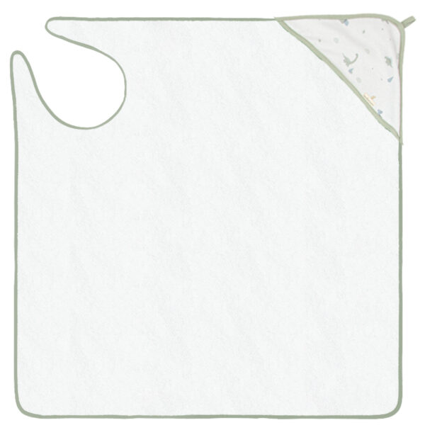 Capa de baño bebé manos libre Trex 16 B|Verde 100X100 - Bimbidreams
