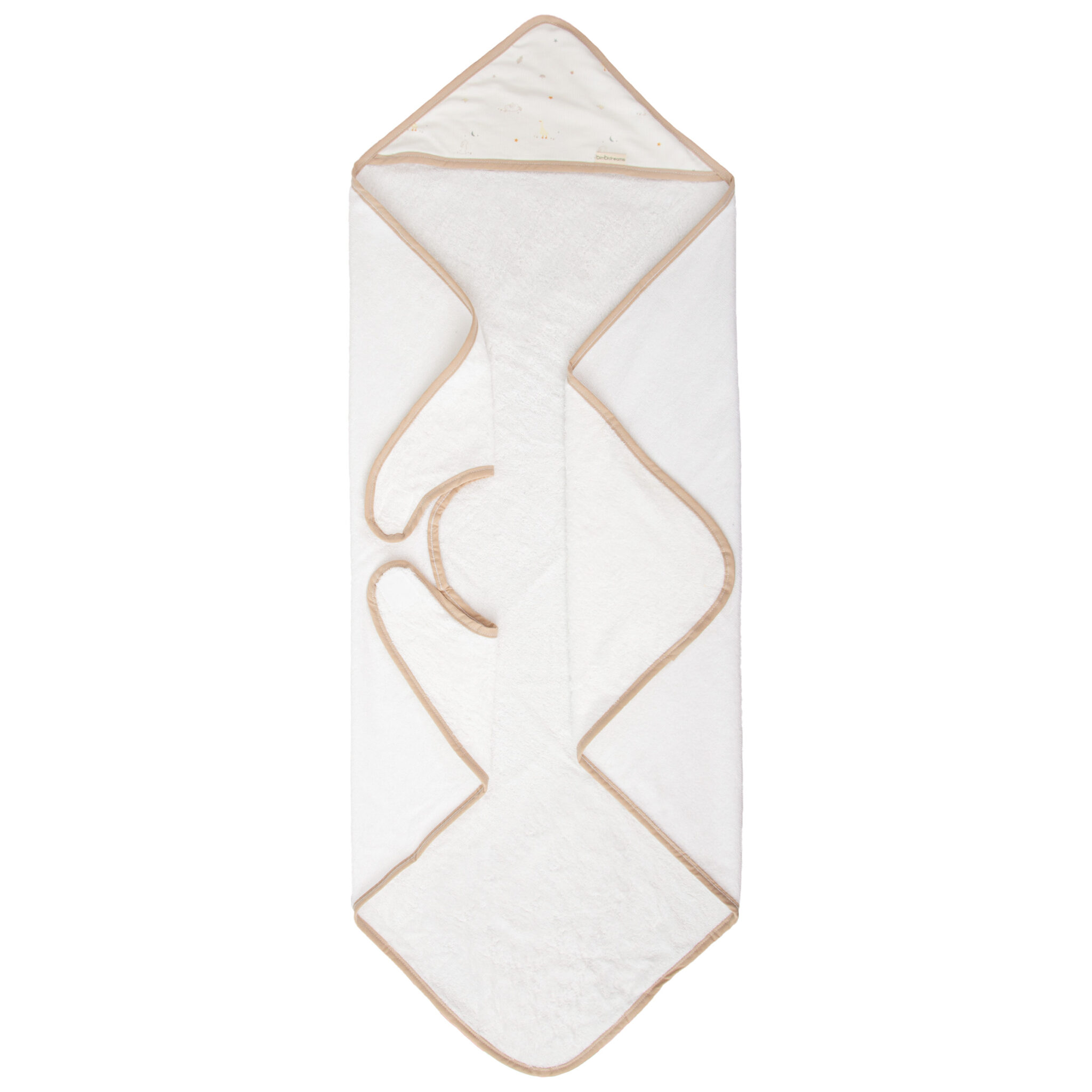 Capa de baño bebé manos libre Happy Forest 10 B|Lino 100X100 - Bimbidreams