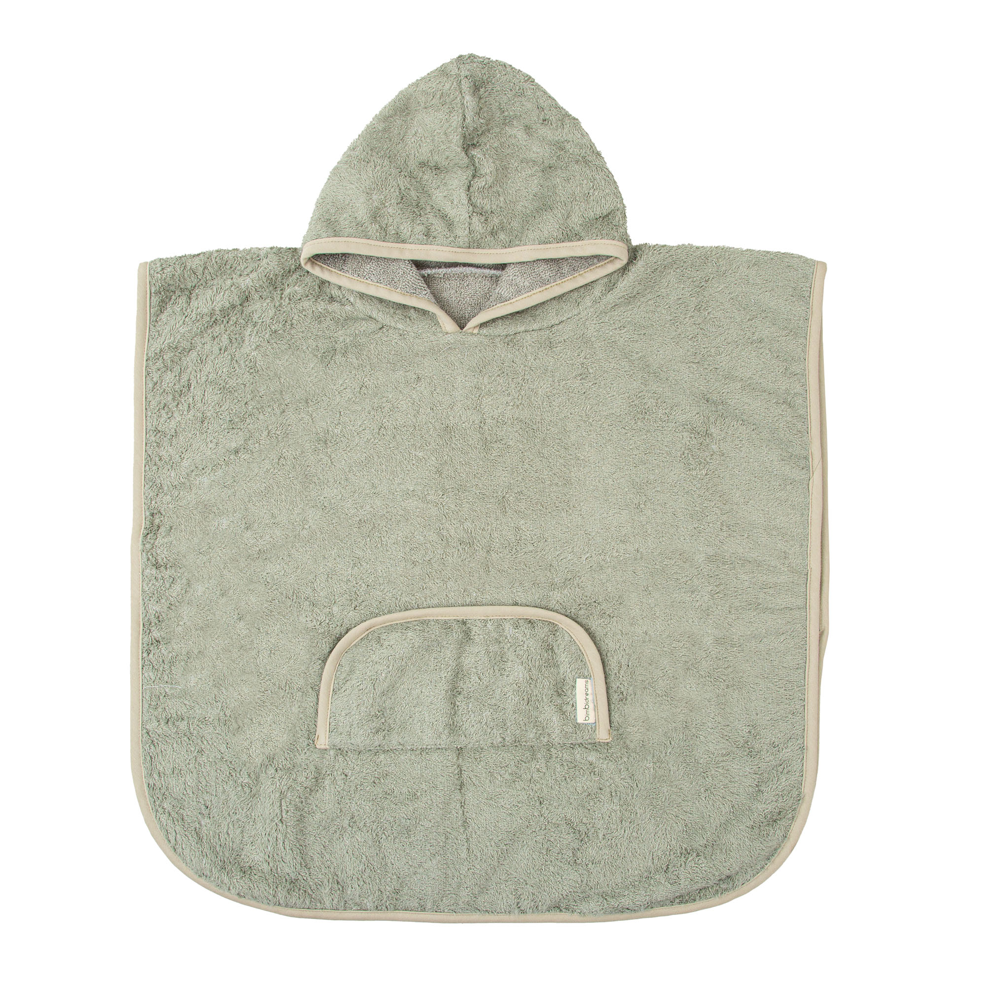 Poncho de baño Basics 06 Verde 12 - 36m - Bimbidreams