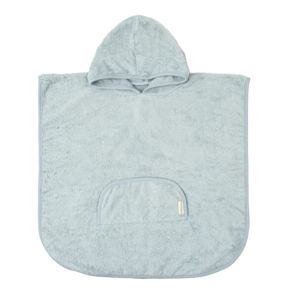 Poncho de baño Basics AG Azul Grisaceo 12 - 36m - Bimbidreams
