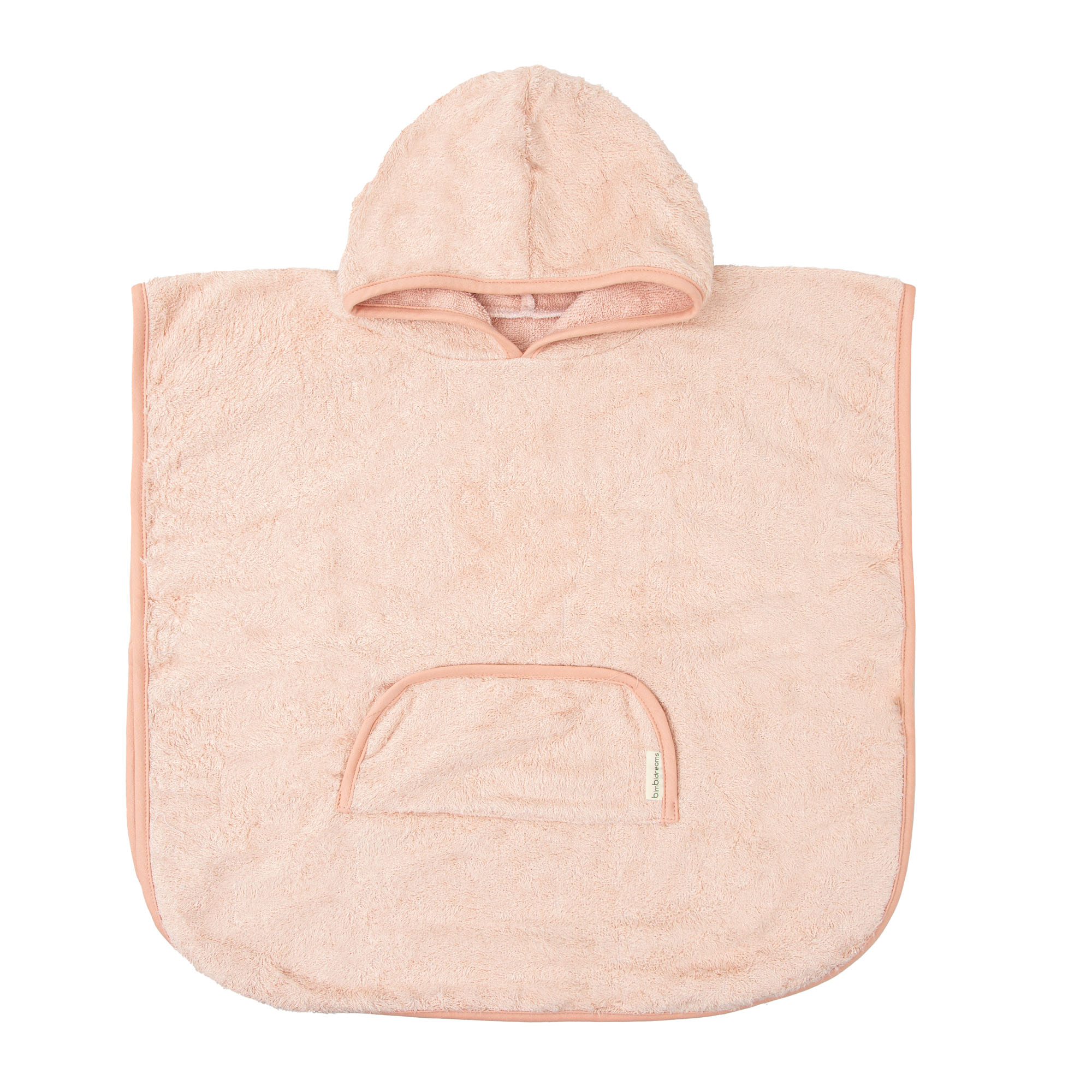 Poncho de baño Basics RE Rosa Empolvado 12 - 36m - Bimbidreams