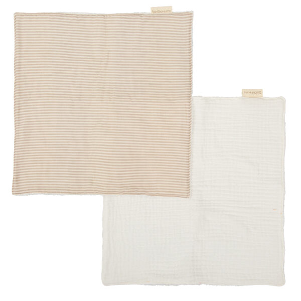 Toallita Bebé - set 2 Veneto 10 B|Lino 30x30 - Bimbidreams