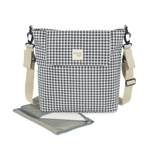 Bolsa Canastilla I Love Vichy Negro