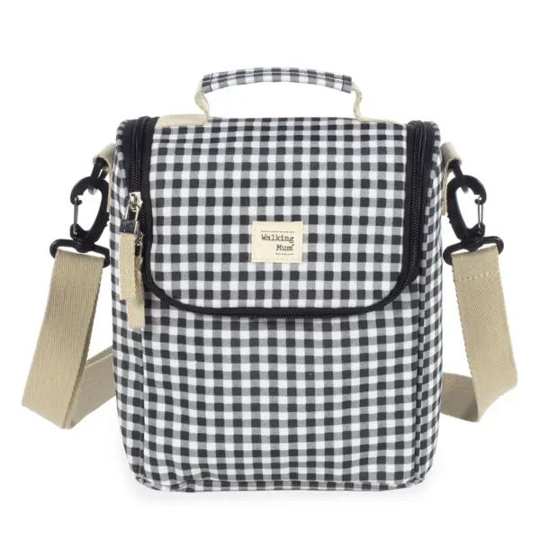 Bolsa Termica Biberones I Love Vichy Negro