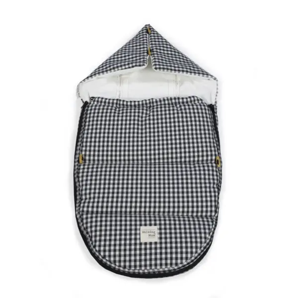 Saco Cuco 2 En 1 I Love Vichy Negro Invierno  TOG 3,5