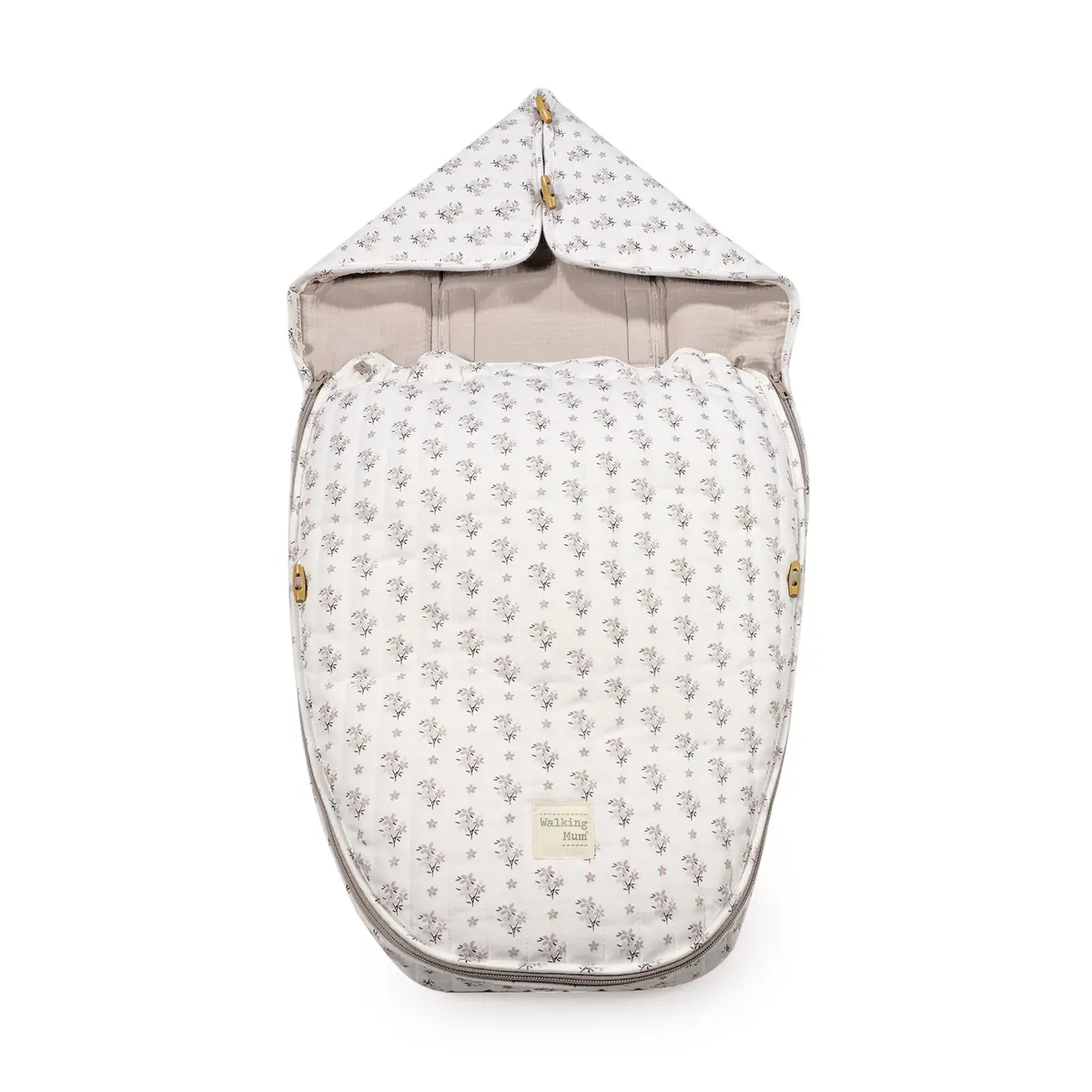 Saco Cuco 2 en 1 Botton Entretiempo Flores TOG 2,5