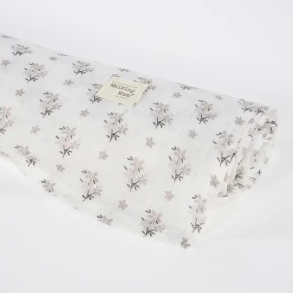 Muselina Botton Flor