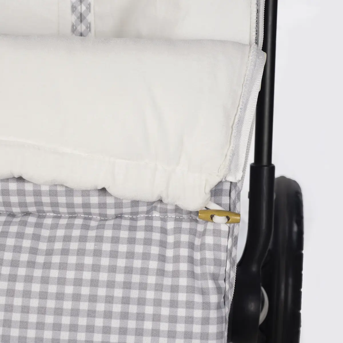 Saco Silla I Love Vichy Cuadro Gris invierno TOG 3,5 - Imagen 4