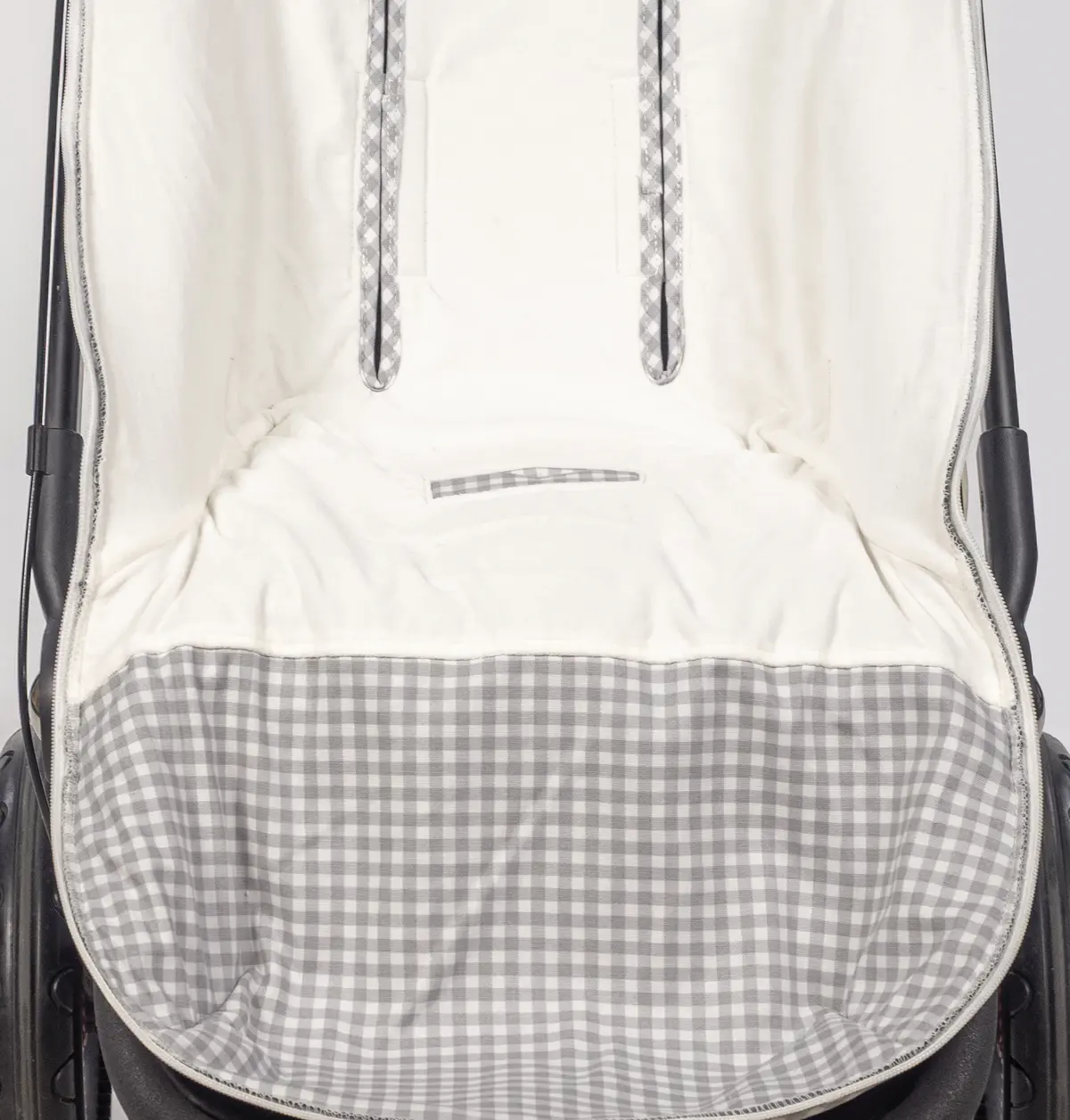 Saco Silla I Love Vichy Cuadro Gris invierno TOG 3,5 - Imagen 6