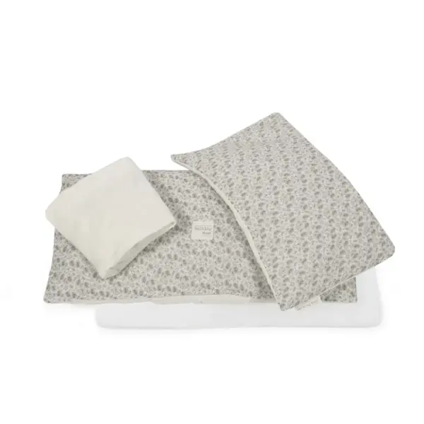 Edredón + bajera + almohada cuna 90x50 cm Gala Mint TOG 2,5