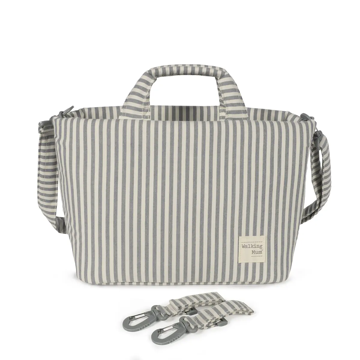 Bolsa Canastilla Praliné Rayas Matcha - Imagen 3