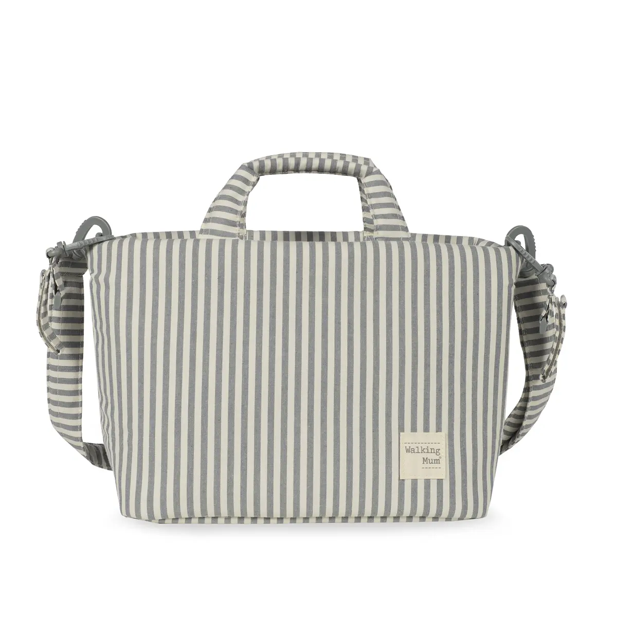 Bolsa Canastilla Praliné Rayas Matcha - Imagen 4