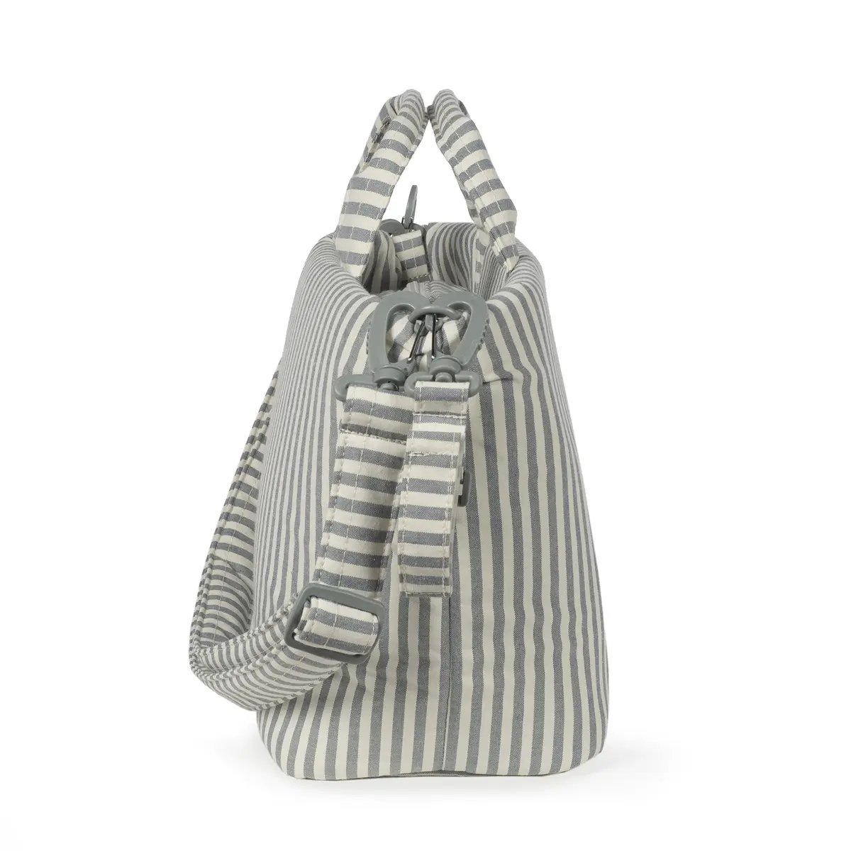 Bolsa Canastilla Praliné Rayas Matcha - Imagen 6