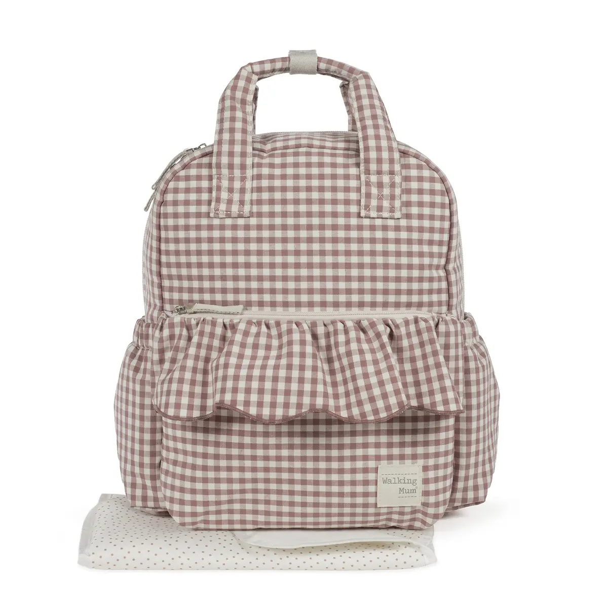 Mochila Praliné Vichy Moka