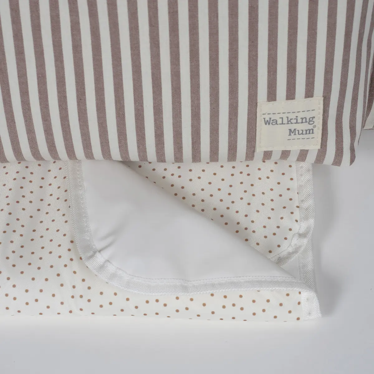 Mochila Praliné Rayas Moka - Imagen 2