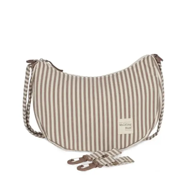 Bolso Crossbody Gondola Praliné Rayas Moka