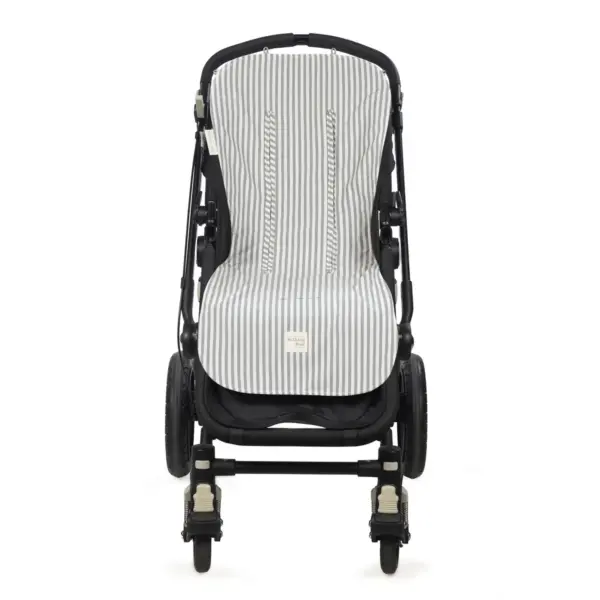 Colchoneta Praliné Rayas Matcha