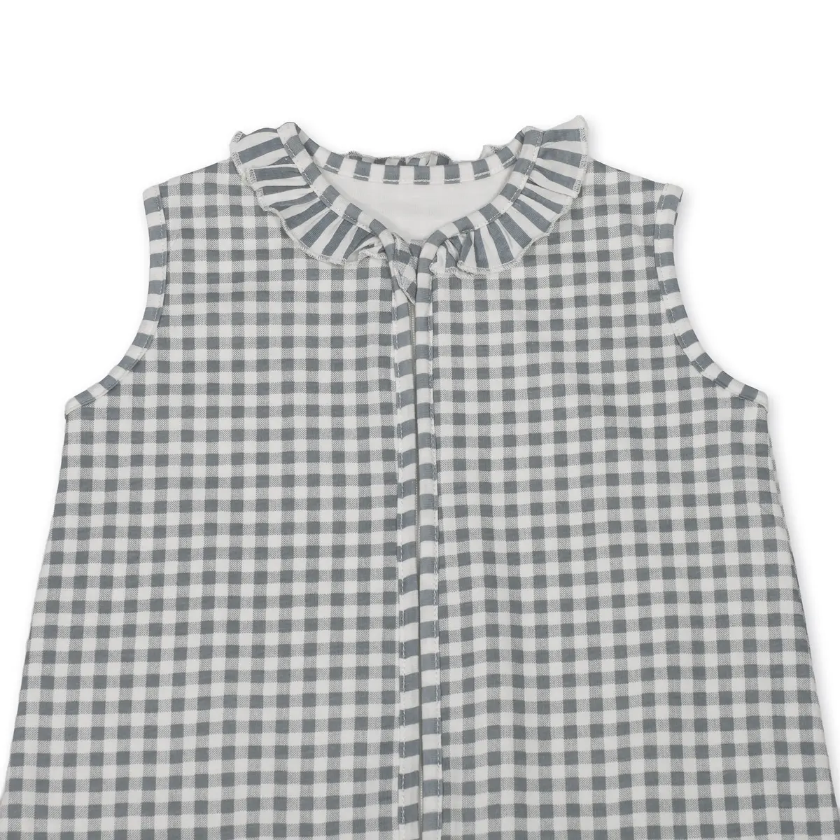 Saco Dormir verano Praliné Vichy/Rayas Matcha TOG 0,5 - Imagen 4