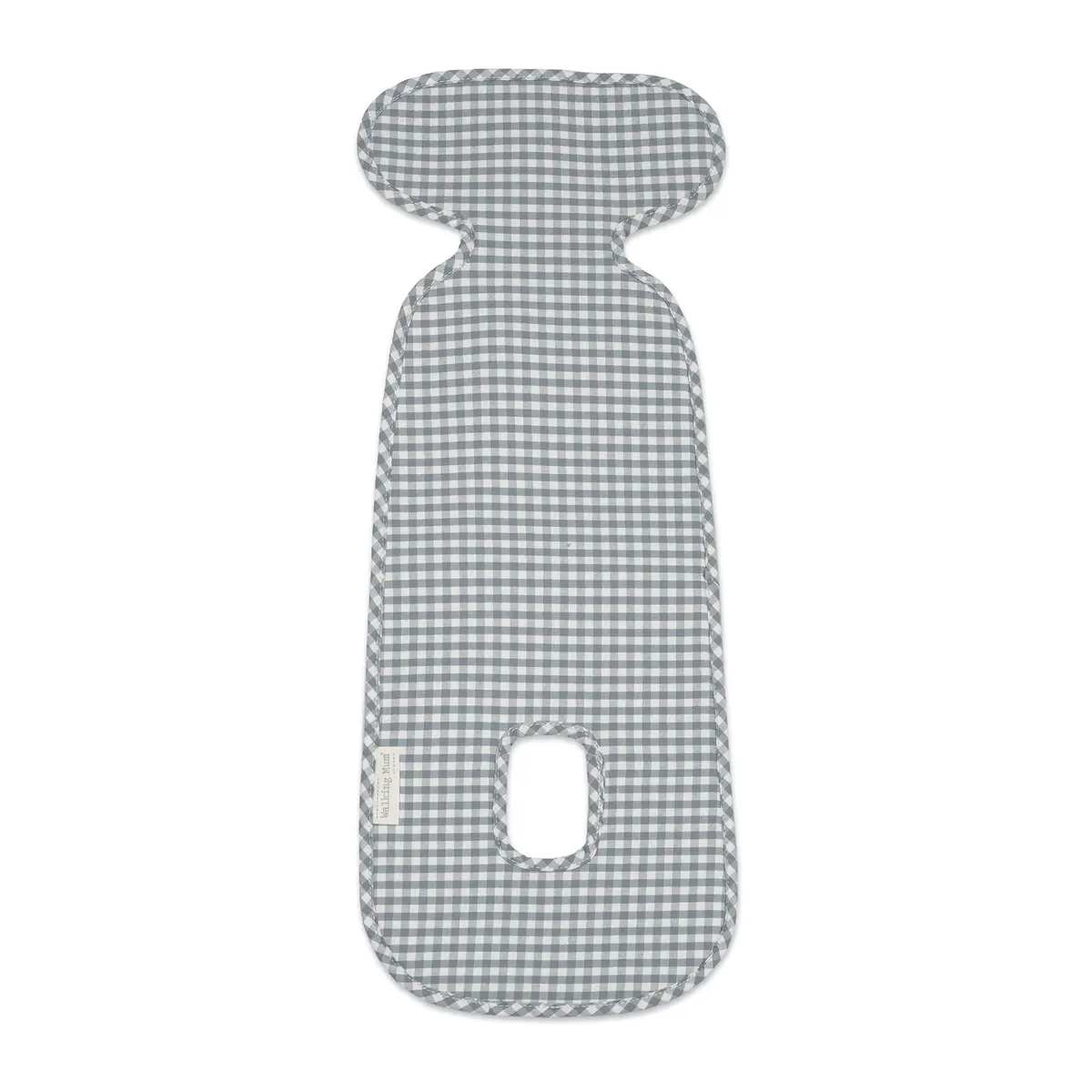 Colchoneta Auto Praliné Vichy Matcha - Imagen 2