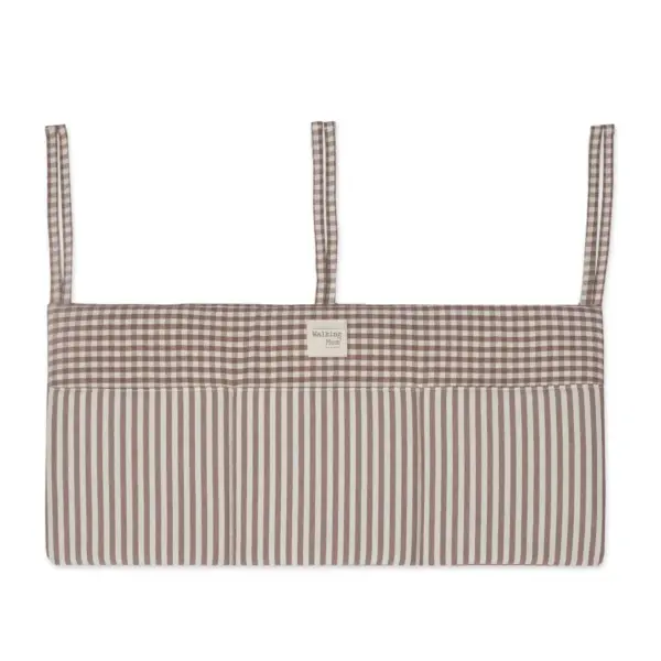 Organizador Cuna Praliné  Vichy/Rayas Moka