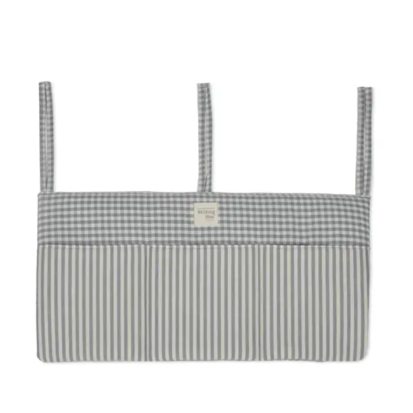 Organizador Cuna Praliné  Vichy/Rayas Matcha