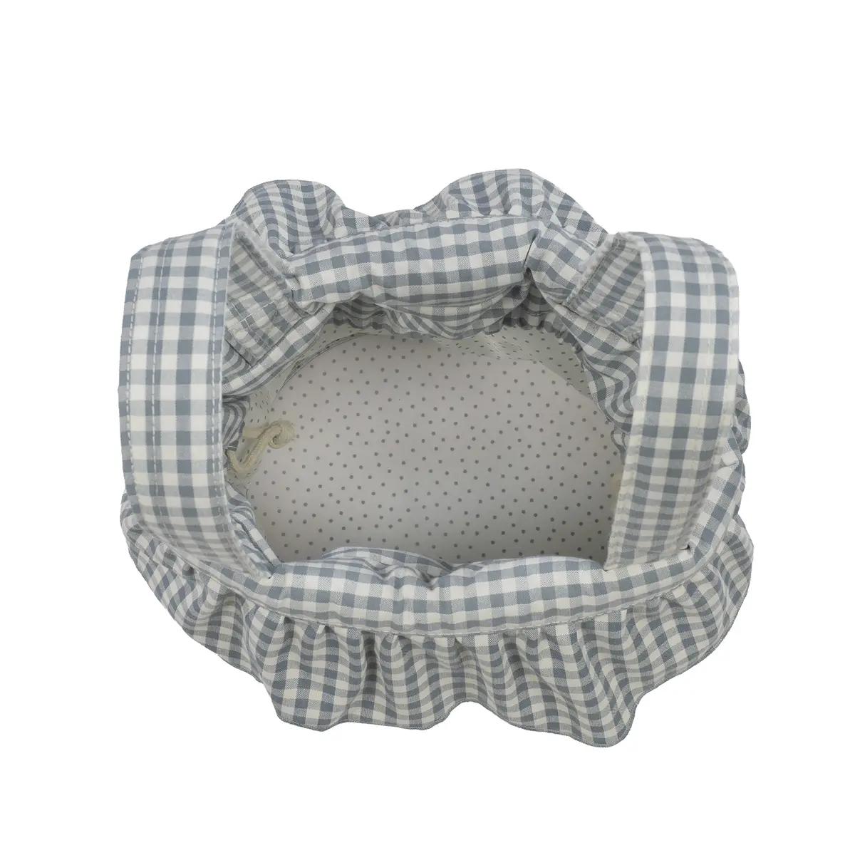 Bolso Bucket Praliné Vichy Matcha - Imagen 6