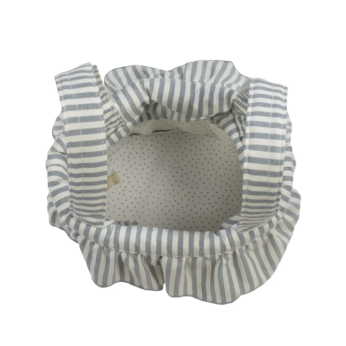 Bolso Bucket Praliné Rayas Matcha - Imagen 6