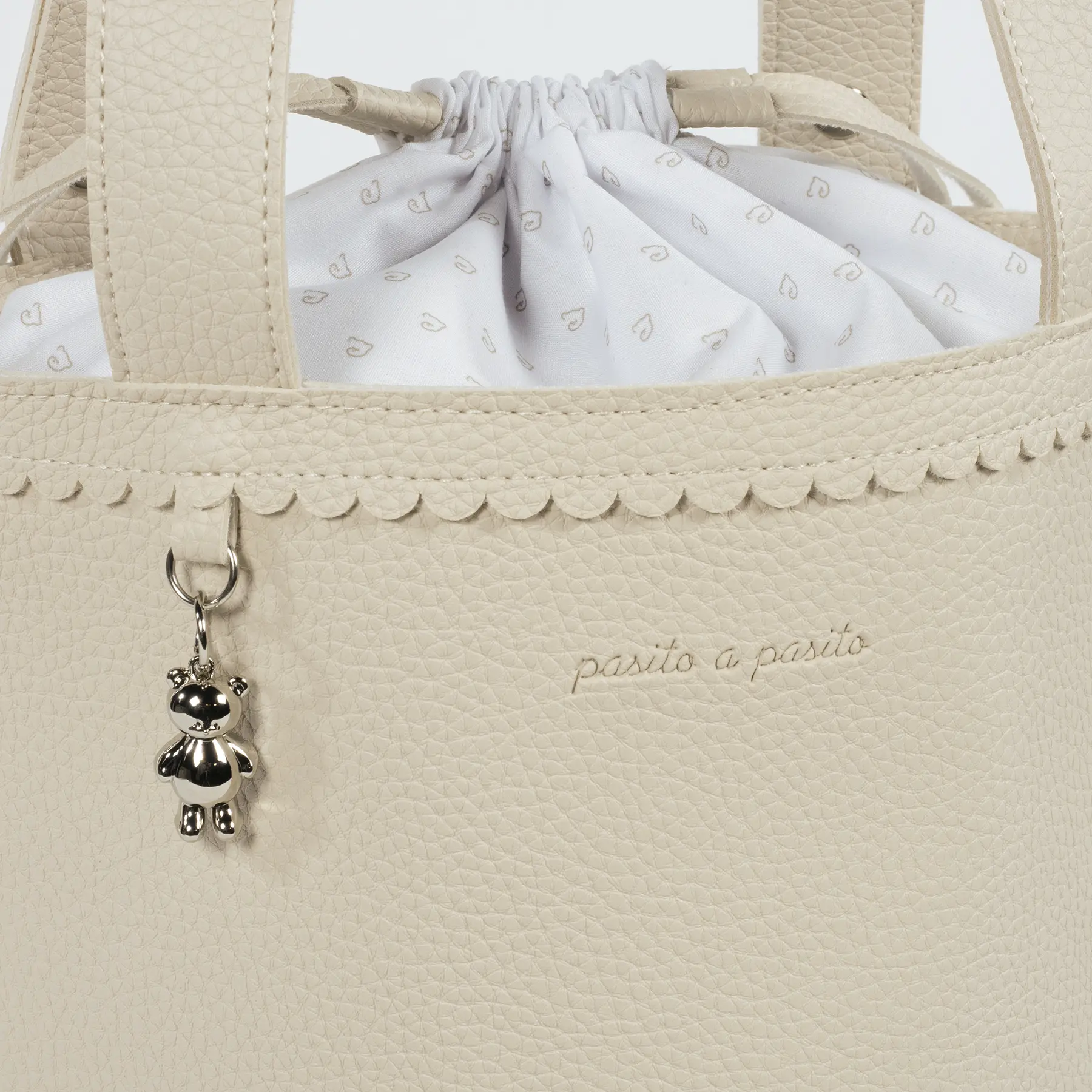 Bolsa Bucket Icon Cream - Imagen 3