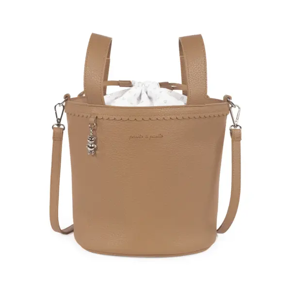 Bolsa Bucket Icon Caramel