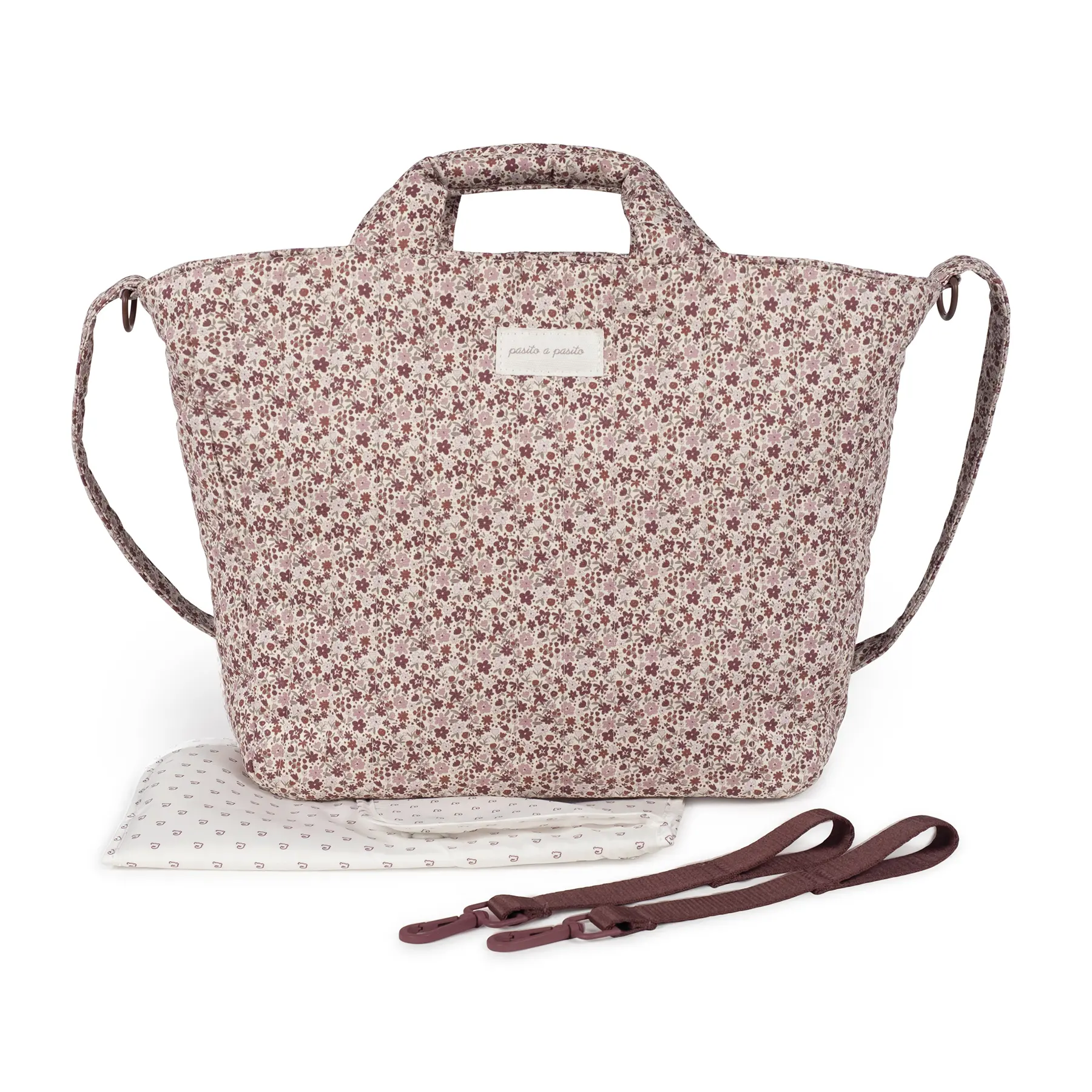 Bolsa Canastilla Cherry Flores