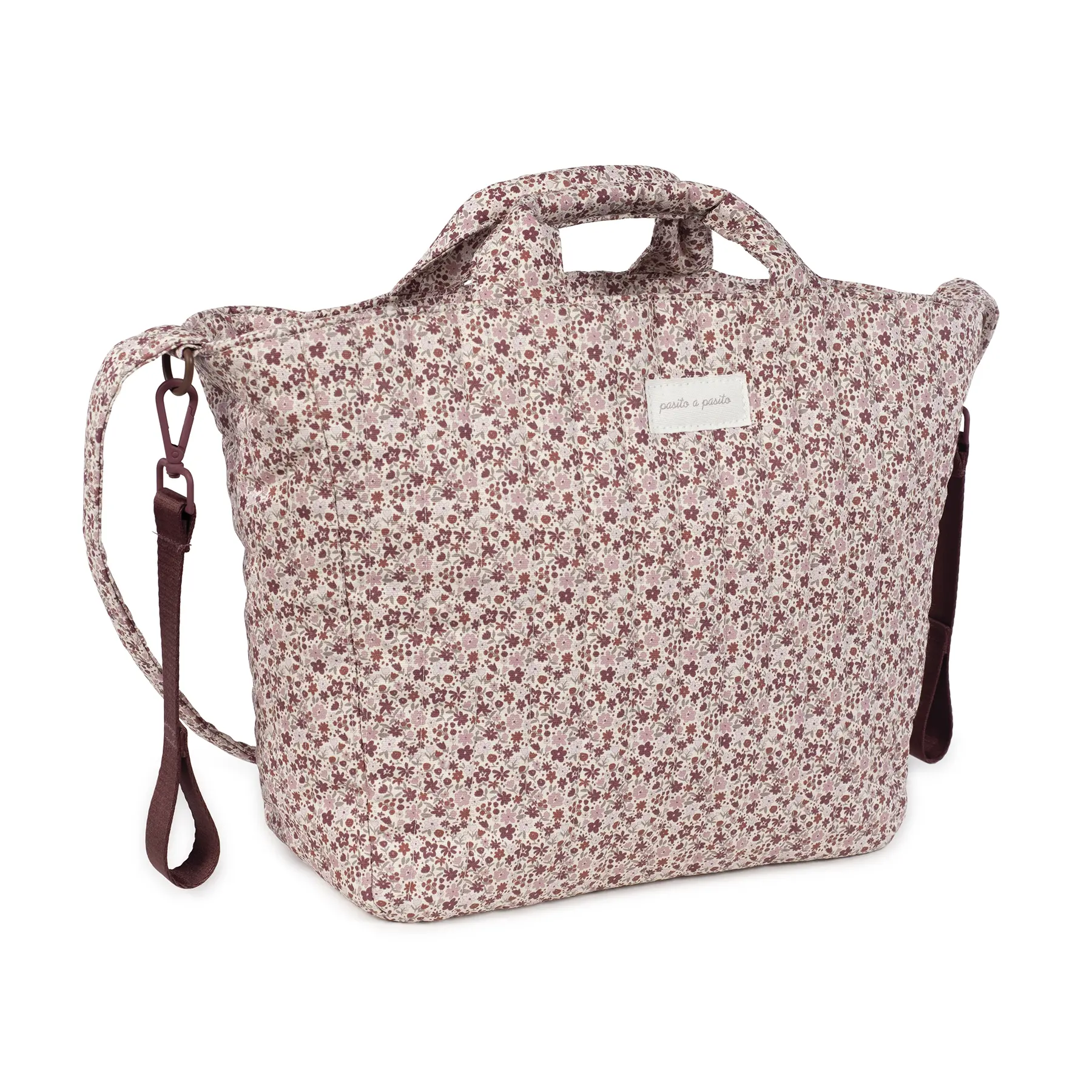Bolsa Canastilla Cherry Flores - Imagen 4